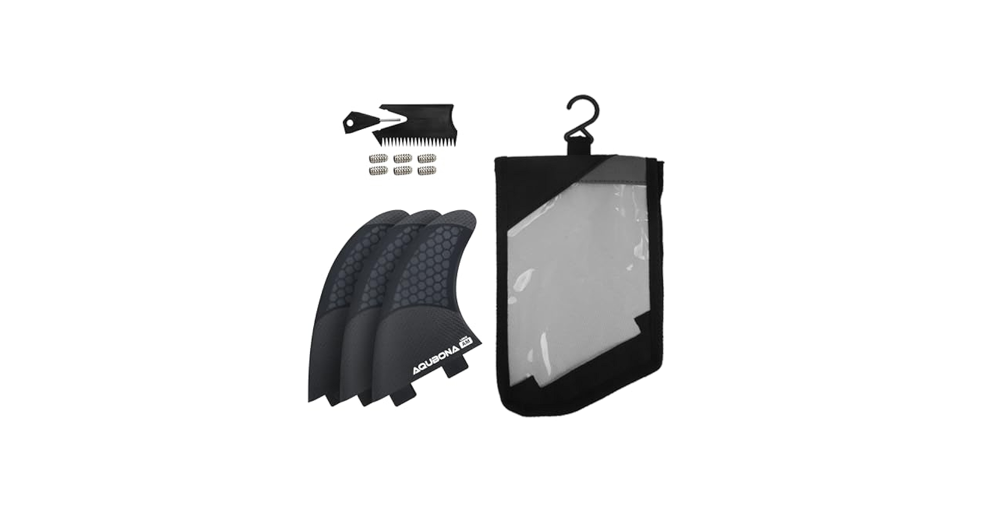 Amazon | AQUBONAサーフボードフィン ハニカムファイバーグラス